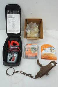 lot 226 image: Craftsman Clamp-On Digital Multimeter & more