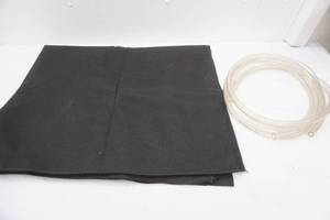 lot 229 image: Black Non-Woven Fabric & clear tubing