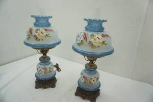 Vintage Hurricane Lamps (2ct)