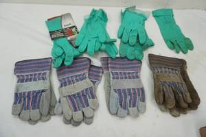 lot 309 image: 6 pair of gloves- work & chemical solvent handling gloves