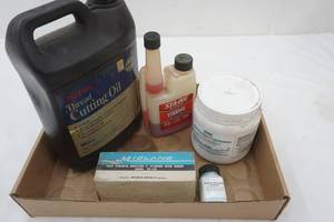 lot 325 image: Cutting Oil, Fuel Stabilizer, Temp & Midland Wave Bridge