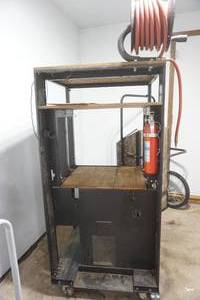 lot 347 image: cabinet on wheels