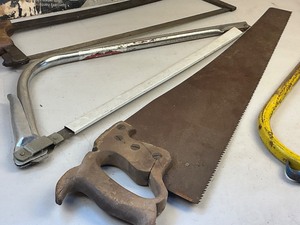 lot 129 image: Vintage Saw Lot
