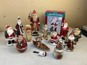 lot 202 image: Santa Figure Lot #1