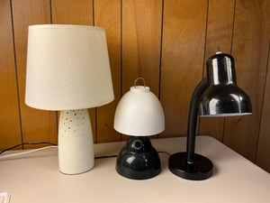 lot 70 image: Three Small Table Lamps