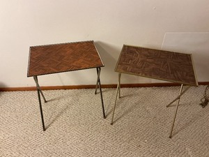 lot 53 image: Two Vintage TV Tray