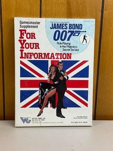 lot 37 image: James Bond 007 Role Playing in Her Majestys Secret Service Game -For Your Information - Sealed