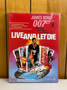 lot 34 image: James Bond 007 Role Playing in Her Majestys Secret Service Game - Live and Let Die - Sealed