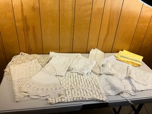 lot 236 image: Lace Doily Table Runners