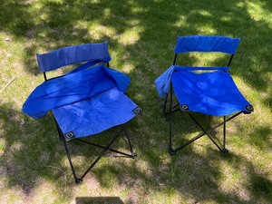 lot 178 image: Two Portable Camping Chairs