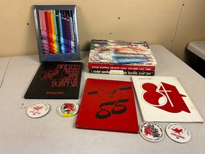 lot 290 image: 1984-1989 Coon Rapids High School & Jr. High Yearbooks & Homecoming Buttons