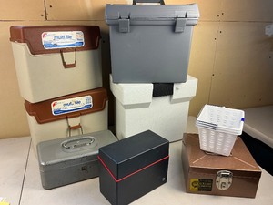 lot 160 image: Filing & Security Box Lot