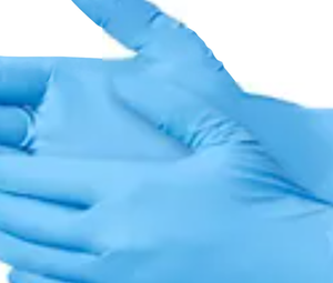 lot 58 image: 1 Case (1000 pairs) NEW Cardinal Health N8852XPB 12 Nitrile Exam Gloves - Extended Cuff Fingertip Textured and Chemotherapy Drug Tested - Size Medium Blue