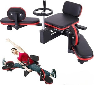 lot 18 image: WOW Heavy Duty Physical Therapy Leg Split Stretcher Machine  Achieve full splits with ease Features adjustable tension, sturdy frame, and comfortable padding  Perfect for dancers, athletes, and flexibility training  In Great Condition