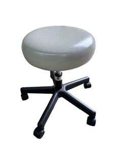 lot 9 image: Mobile Roller Height Adjustable Salon Tattoo Dental Stool Chair  Smooth Rolling Casters For Easy Movement  Comfortable And Durable Seating  Height Adjusts Easily  In Excellent Condition
