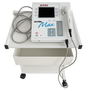 WOW! MSRP Over $3,000 – Excel Ultra Max Therapeutic Ultrasound System with Applicator & Cart – Delivers precise, targeted ultrasound therapy for effective pain relief and muscle recovery – In Excellent Condition!