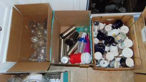 lot 20A image: 3 - Boxes of Glasses, Coffee Mugs and Thermoses