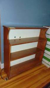 lot 27 image: Maple Bookcase 36 x 36 x 9.5