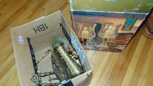 lot 33 image: Selection of Brass Items