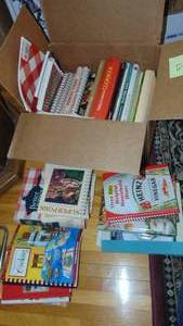 lot 37 image: Box of Cookbooks