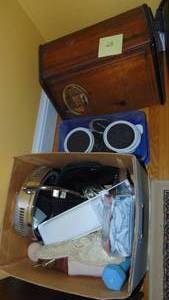 lot 68 image: Bread Box and Personal Care Items