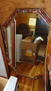 lot 72 image: Beveled Edge Mirror