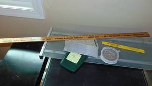 lot 78 image: Adverting Yard Stick and Ruler, Flight and Crosswind Graph Tools