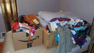 lot 84 image: Selection of Womens Shoes, Purses and Clothing