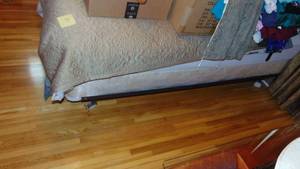 lot 85 image: Twin Bed Mattress and Frame