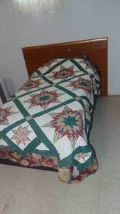 lot 93 image: Twin Bed Mattress and Frame