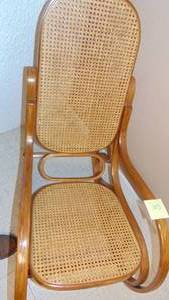 lot 103 image: Caned Rocker