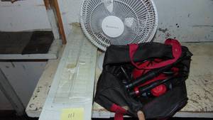 lot 111 image: Shutters, Fan and Steamer