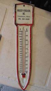 lot 20B image: Messey Ferguson Inc, Crookston Adverting Thermometer