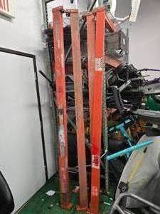 A lot of 4 Heavy-duty Industrial 98" Long High-Quality Pallet Racks/Beams (USED)