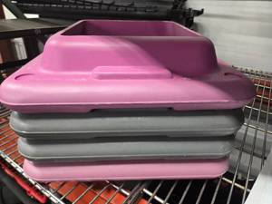 lot 8 image: Lot of 4 stepper risers (USED)