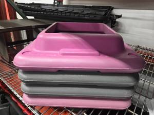 lot 9 image: Lot of 4 stepper risers (USED)