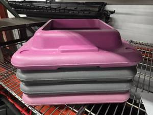 lot 12 image: Lot of 4 stepper risers (USED)