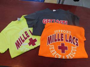 lot 107 image: (3) New T-Shirts - Search & Rescue - Small