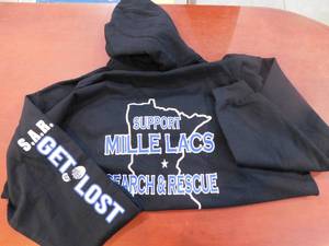 lot 117 image: New - Search & Rescue XXXXL Hooded Sweatshirt
