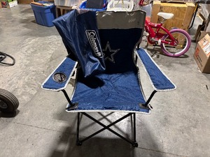 lot 63 image: Cowboys Fold Up Chair