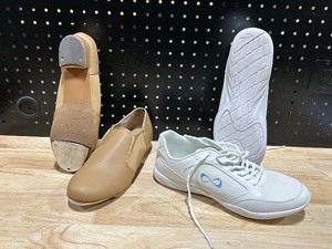 lot 71 image: Tap Dancing Shoes, Infinity Shoes, and Throw Blanket
