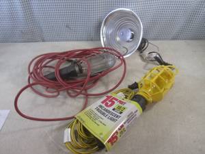 lot 95 image: (EW4) 2 Incandescent Trouble Lights...