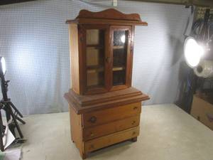 lot 97 image: (BS) Wood Handmade PlayDisplay Cab...