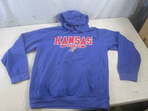 lot 118 image: (BS) Kansas Jayhawks Hoodie Size M...