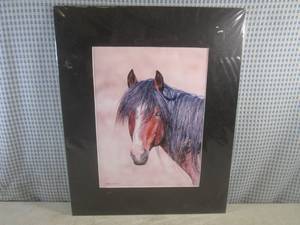 lot 155 image: (A-4) Wendi Luhmann Horse Print Wi...