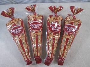 lot 168 image: (B-2) 4 Bags of Caramel Corn Popcor...