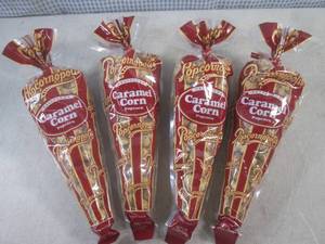 lot 169 image: (B-2) 4 Bags of Caramel Corn Popcor...