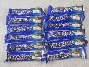 lot 181 image: (B-3) 12 Almond Joy Candy Bars Past...