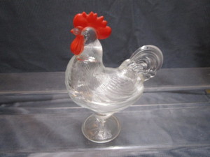 lot 48 image: Standing Rooster, Vintage LE Smith