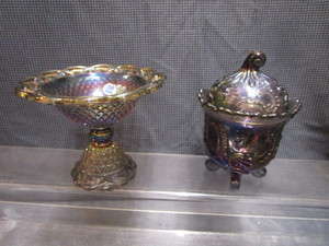 lot 73 image: Imperial Glass Pedestal & Candy